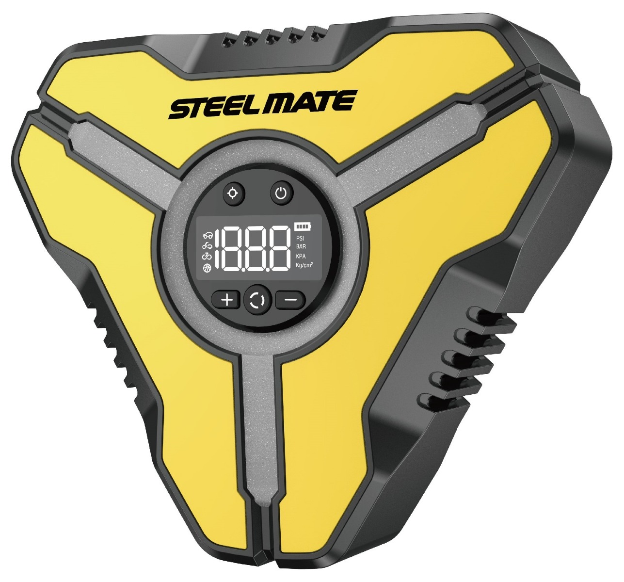 Steelmate T10 Pro Digital Wireless Air Compressor 6 Bar Yellow