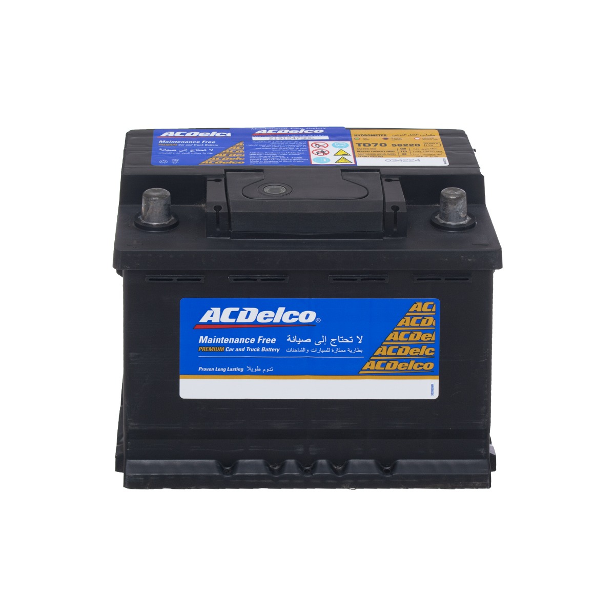 Acdelco Car Battery 62Ah Td70 L